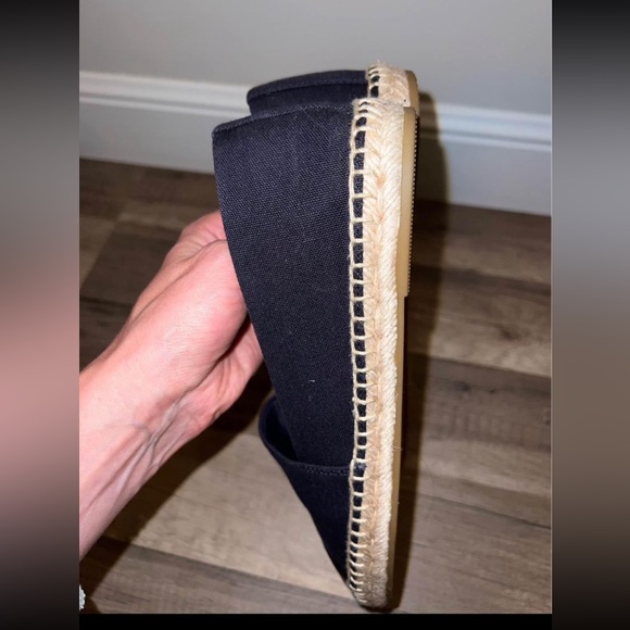 New Tory Burch Canvas Espadrilles Flat Shoes - Picture 5 of 6